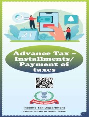 Advance Tax – Installments/Payment of taxes