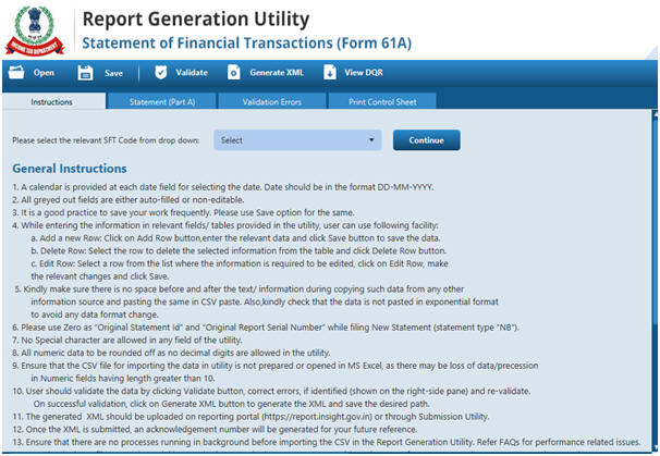 Statement of Financial Transaction (SFT) Filing Guide